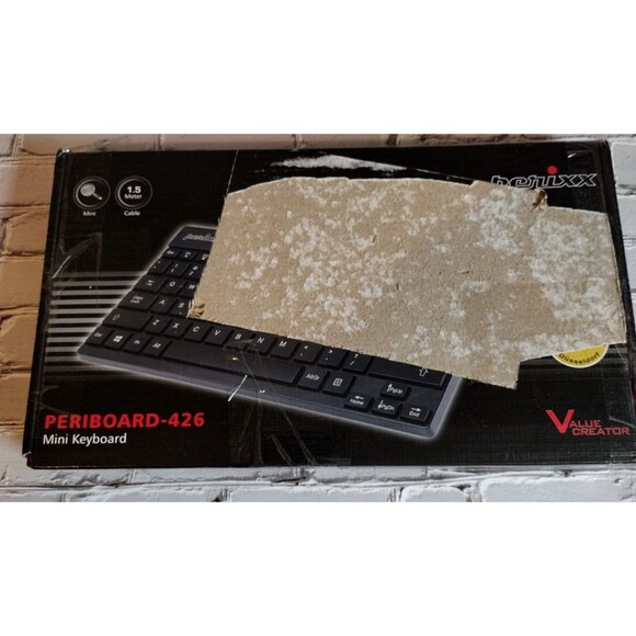 Perixx PERIBOARD-426 Wired Mini Low Profile Keyboard (Wired USB) NOB - Picture 4 of 16